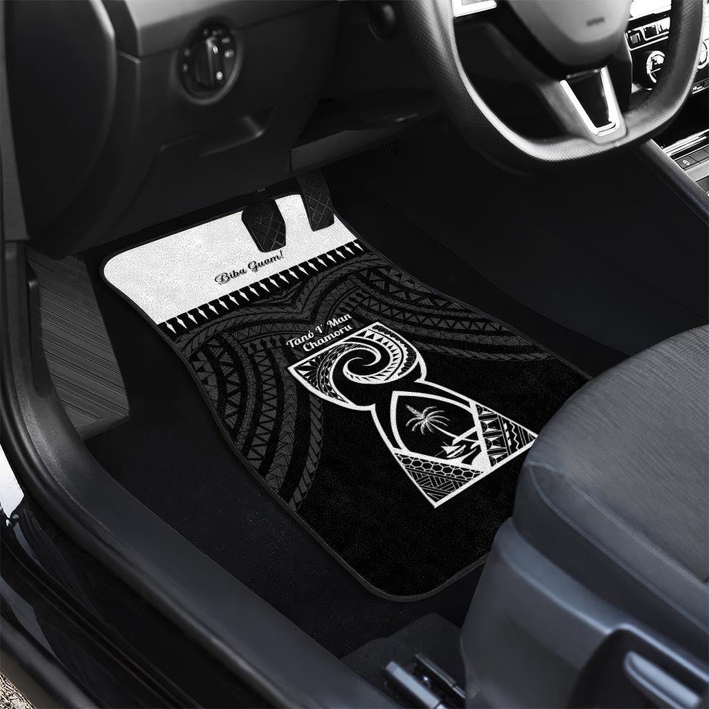 Guam Liberation Day Car Mats Biba Guahan Chamorro 80th Anniversary - Black LT14 - Polynesian Pride
