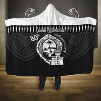 Guam Liberation Day Hooded Blanket Biba Guahan Chamorro 80th Anniversary - Black LT14 One Size Black - Polynesian Pride