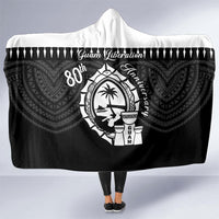 Guam Liberation Day Hooded Blanket Biba Guahan Chamorro 80th Anniversary - Black LT14 - Polynesian Pride