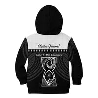 Guam Liberation Day Kid Hoodie Biba Guahan Chamorro 80th Anniversary - Black