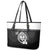 Guam Liberation Day Leather Tote Bag Biba Guahan Chamorro 80th Anniversary - Black