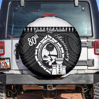 Guam Liberation Day Spare Tire Cover Biba Guahan Chamorro 80th Anniversary - Black LT14 Black - Polynesian Pride