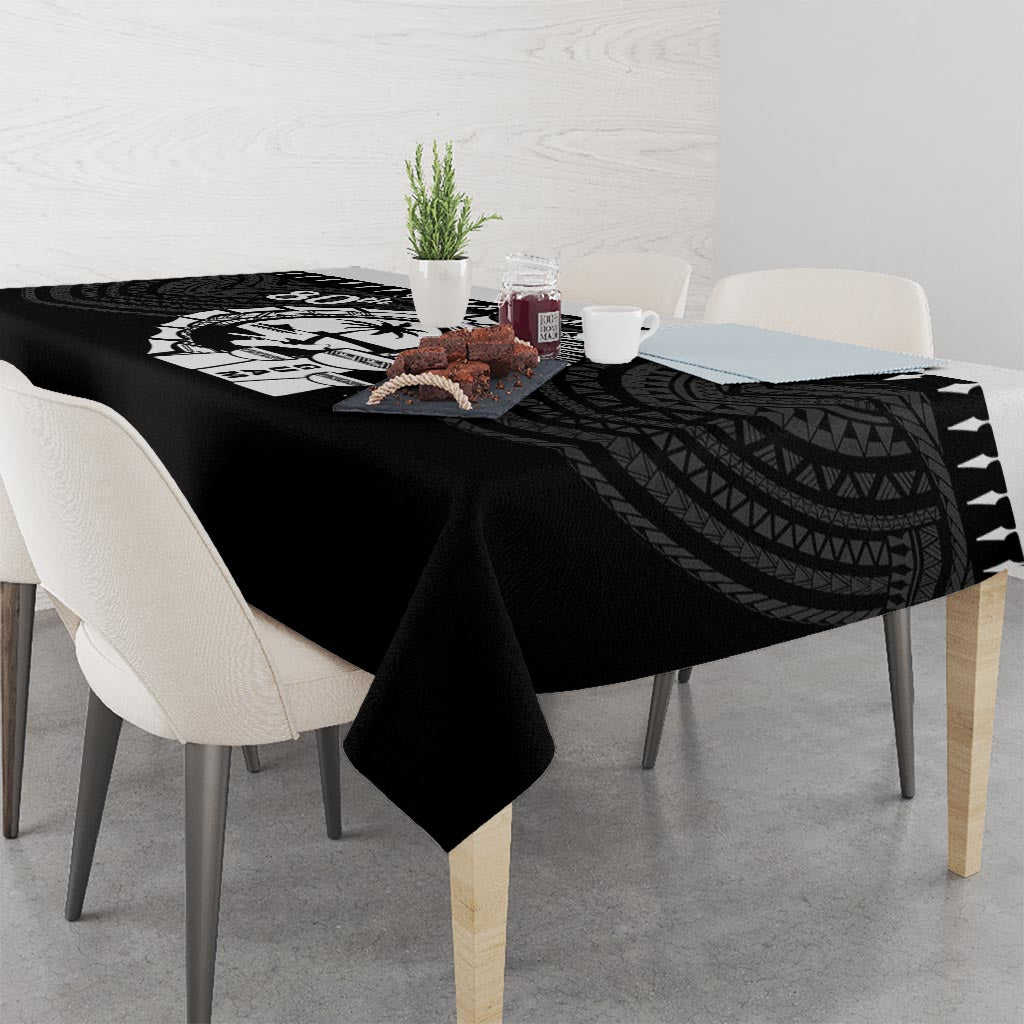 Guam Liberation Day Tablecloth Biba Guahan Chamorro 80th Anniversary - Black LT14 - Polynesian Pride