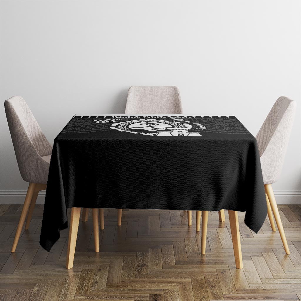 Guam Liberation Day Tablecloth Biba Guahan Chamorro 80th Anniversary - Black LT14 - Polynesian Pride