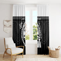 Guam Liberation Day Window Curtain Biba Guahan Chamorro 80th Anniversary - Black LT14 - Polynesian Pride