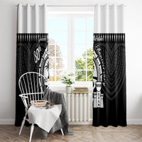 Guam Liberation Day Window Curtain Biba Guahan Chamorro 80th Anniversary - Black LT14 - Polynesian Pride