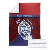 Guam Liberation Day Blanket Biba Guahan Chamorro 80th Anniversary - Blue LT14 - Polynesian Pride