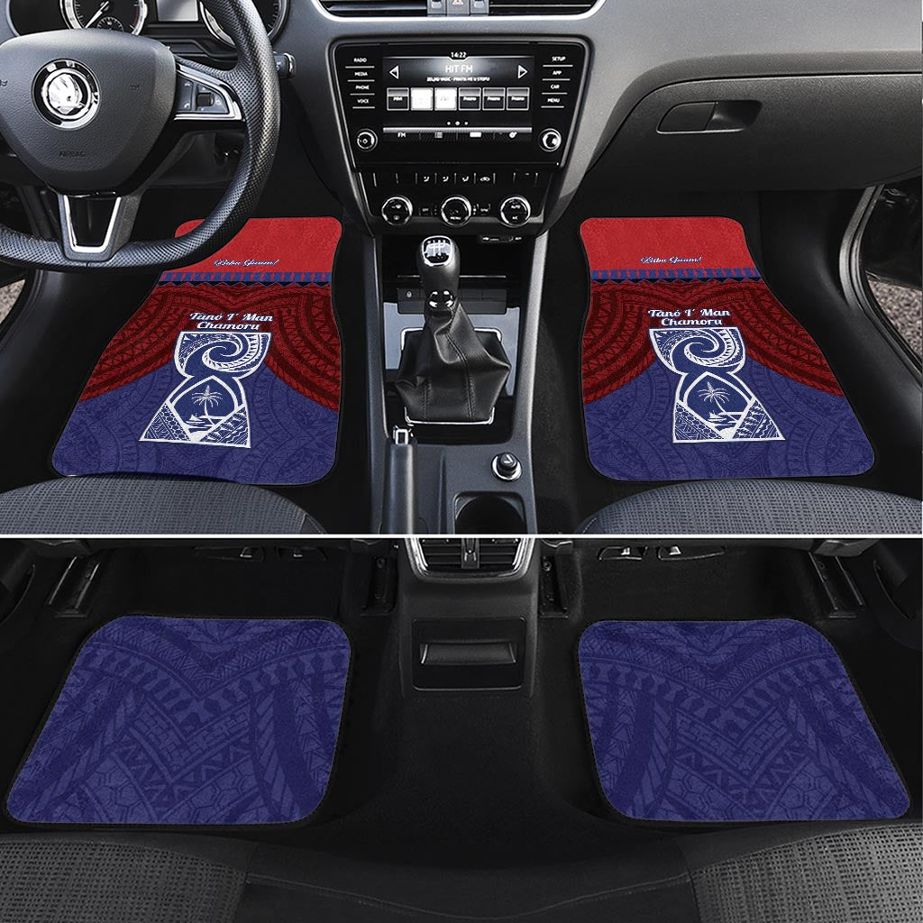 Guam Liberation Day Car Mats Biba Guahan Chamorro 80th Anniversary - Blue