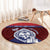 Guam Liberation Day Round Carpet Biba Guahan Chamorro 80th Anniversary - Blue