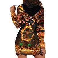 Samoa Teuila 2024 Festival Hoodie Dress Samoan Siva Afi With Red Gingers