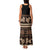 Black Samoa Siapo Teuila Flowers Family Matching Tank Maxi Dress and Hawaiian Shirt