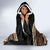 Black Samoa Siapo Teuila Flowers Hooded Blanket