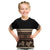 Black Samoa Siapo Teuila Flowers Kid T Shirt