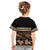 Black Samoa Siapo Teuila Flowers Kid T Shirt