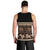 Black Samoa Siapo Teuila Flowers Men Tank Top