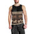 Black Samoa Siapo Teuila Flowers Men Tank Top