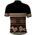 Black Samoa Siapo Teuila Flowers Polo Shirt