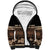 Black Samoa Siapo Teuila Flowers Sherpa Hoodie