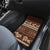 Brown Samoa Siapo Teuila Flowers Car Mats