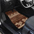 Brown Samoa Siapo Teuila Flowers Car Mats