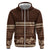 Brown Samoa Siapo Teuila Flowers Hoodie