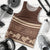 Brown Samoa Siapo Teuila Flowers Men Tank Top