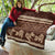 Brown Samoa Siapo Teuila Flowers Quilt