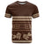 Brown Samoa Siapo Teuila Flowers T Shirt