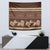 Brown Samoa Siapo Teuila Flowers Tapestry