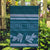 Dark Cyan Samoa Siapo Teuila Flowers Garden Flag