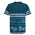 Dark Cyan Samoa Siapo Teuila Flowers Rugby Jersey