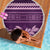 Purple Samoa Siapo Teuila Flowers Beach Blanket