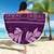 Purple Samoa Siapo Teuila Flowers Beach Blanket