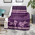 Purple Samoa Siapo Teuila Flowers Blanket