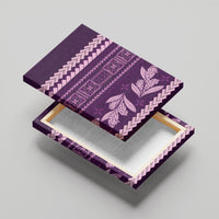 Purple Samoa Siapo Teuila Flowers Canvas Wall Art