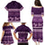 Purple Samoa Siapo Teuila Flowers Family Matching Puletasi and Hawaiian Shirt