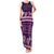 Purple Samoa Siapo Teuila Flowers Family Matching Tank Maxi Dress and Hawaiian Shirt