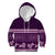 Purple Samoa Siapo Teuila Flowers Kid Hoodie