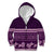 Purple Samoa Siapo Teuila Flowers Kid Hoodie