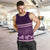 Purple Samoa Siapo Teuila Flowers Men Tank Top