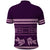 Purple Samoa Siapo Teuila Flowers Polo Shirt