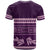 Purple Samoa Siapo Teuila Flowers T Shirt