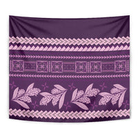 Purple Samoa Siapo Teuila Flowers Tapestry
