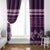 Purple Samoa Siapo Teuila Flowers Window Curtain