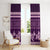 Purple Samoa Siapo Teuila Flowers Window Curtain