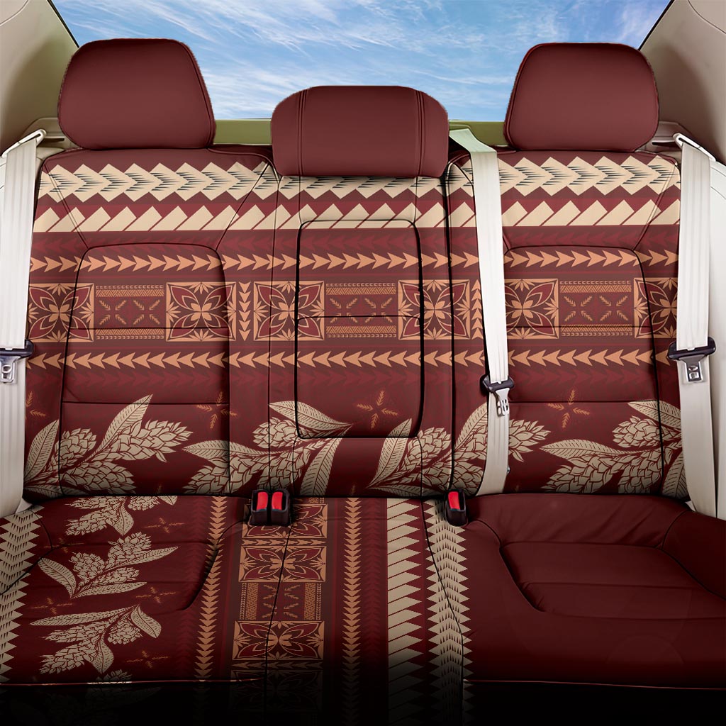 Red Samoa Siapo Teuila Flowers Back Car Seat Cover