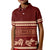 Red Samoa Siapo Teuila Flowers Kid Polo Shirt