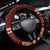 Red Samoa Siapo Teuila Flowers Steering Wheel Cover