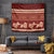 Red Samoa Siapo Teuila Flowers Tapestry