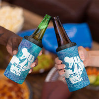 Turquoise Polynesia Father's Day 4 in 1 Can Cooler Tumbler Dad You Are My Hero LT14 - Polynesian Pride